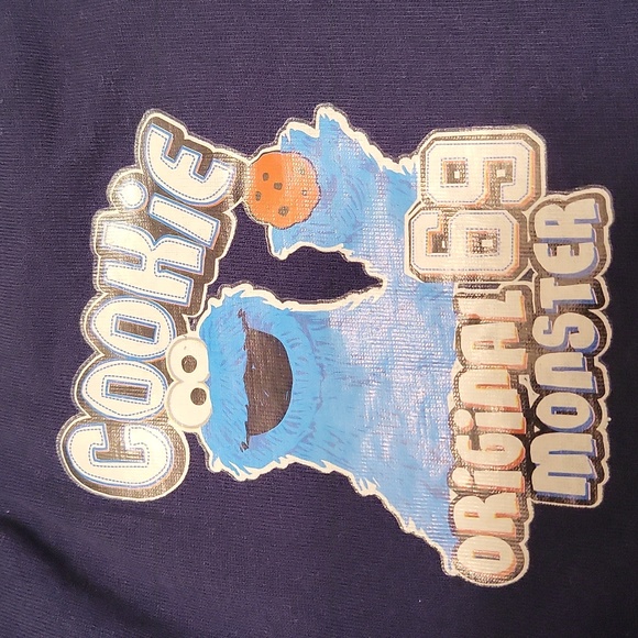 Two Sesame Street Cookie Monster onesies/bodysuits - Picture 6 of 6